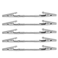 Zunate 5Pcs Double Head Clip, Metal Wire Pictures Memo Note Clips, Bendable Sturdy Metal Strong Clip For School Office Wedding P