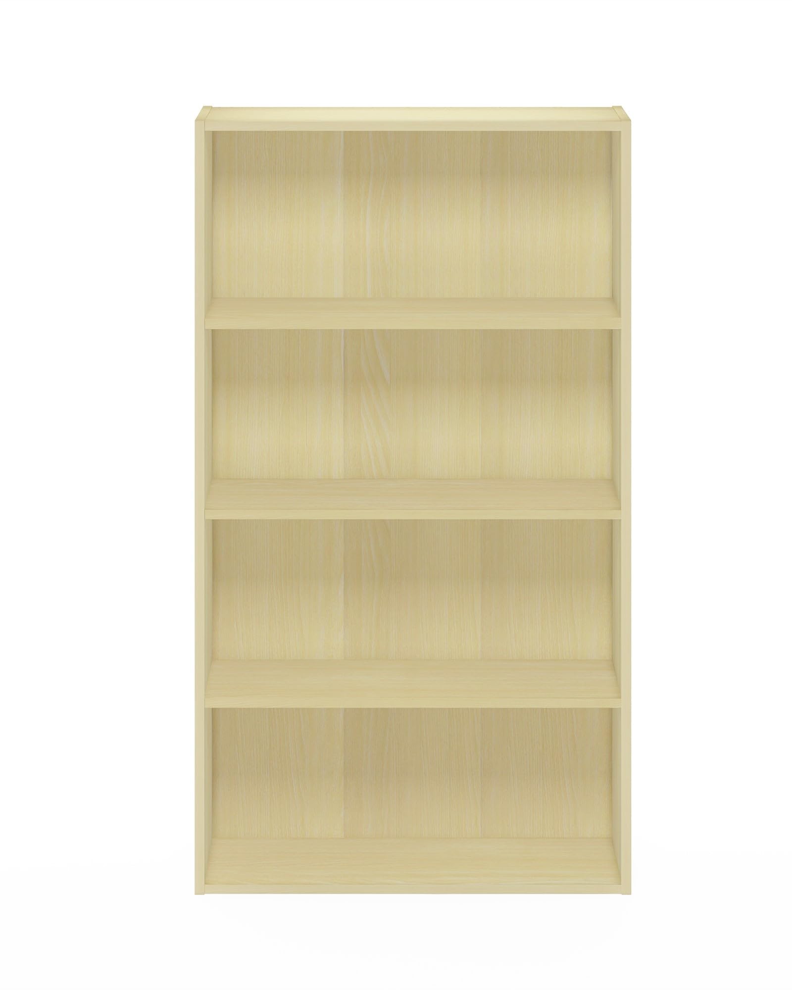 Furinno Pasir 4 Tier Open Shelf, Steam Beech