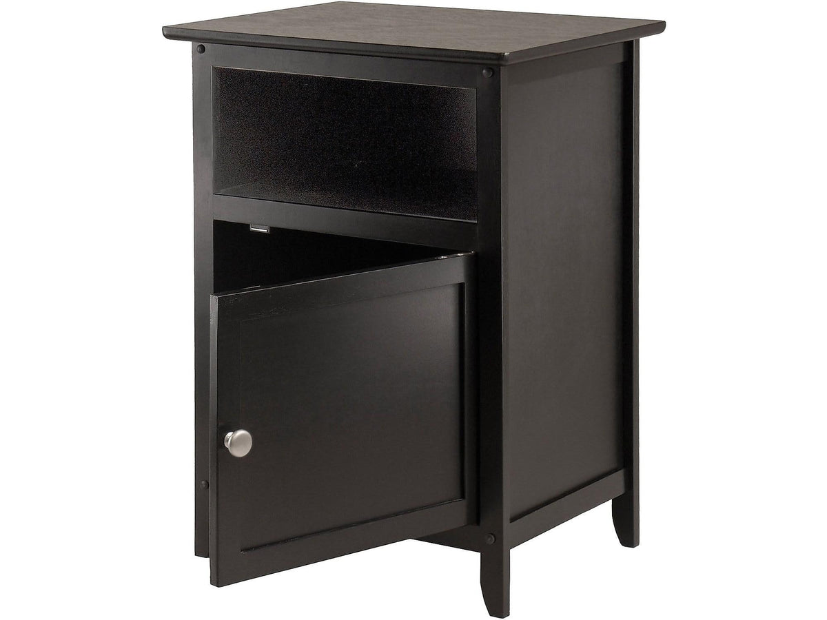 Accent Night Stand, Black