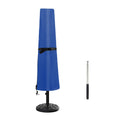 Patio Umbrella Cover, Waterproof Umbrella Covers For 7Ft To 9Ft Outdoor Umbrellas Market Parasol Covers With Push Rod, Blue