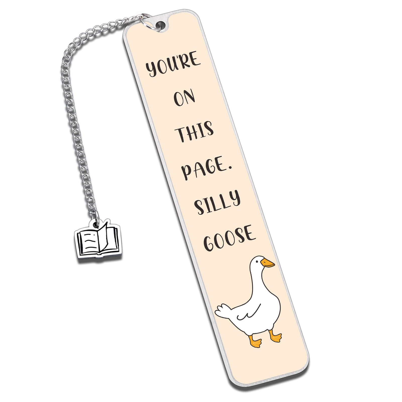 Funny Gag Gifts For Book Lovers Women, Silly Goose Cute Bookmarks For Book Lovers, Funny Bookmarks For Women Birthday Christmas