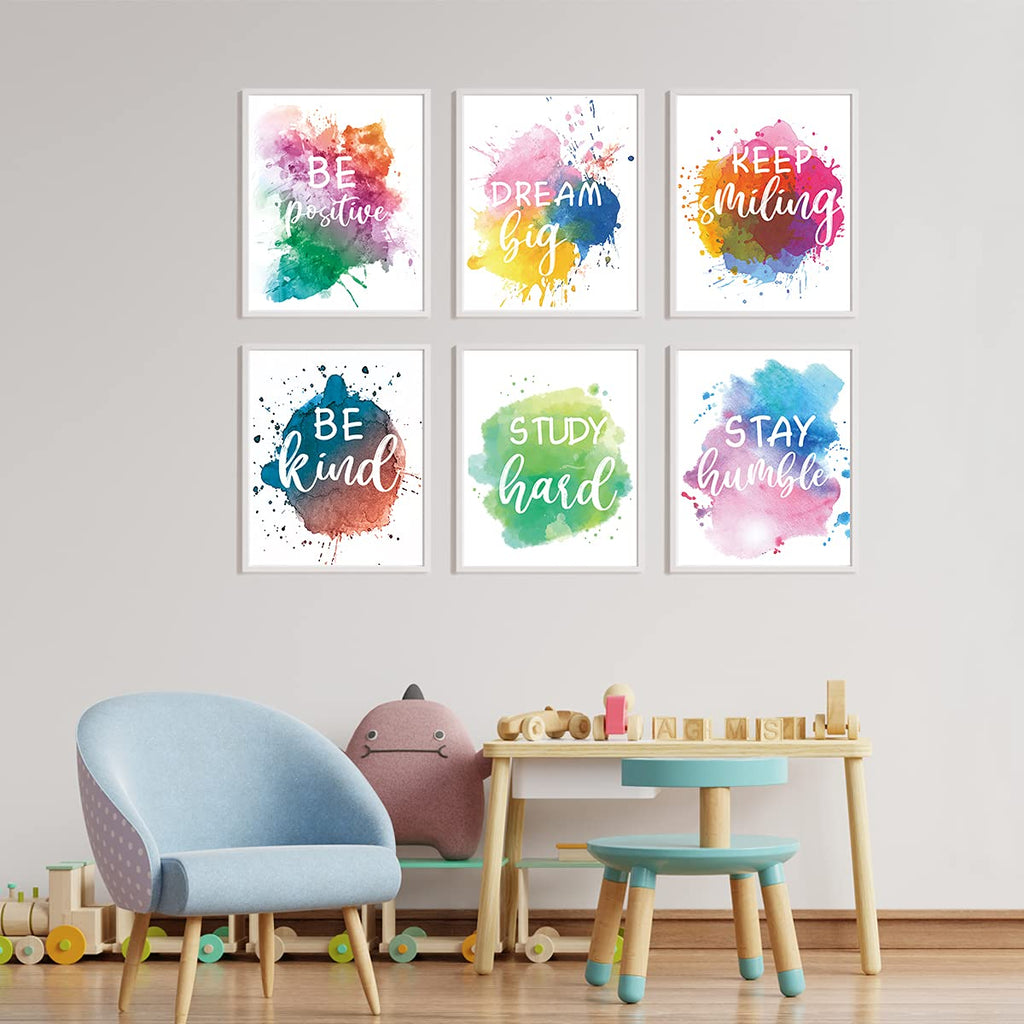 Inspirational Wall Art Motivational Art Prints And Quotes And Sayings Poster Girls Teens Bedroom Decor Sayings Positive Phrase P