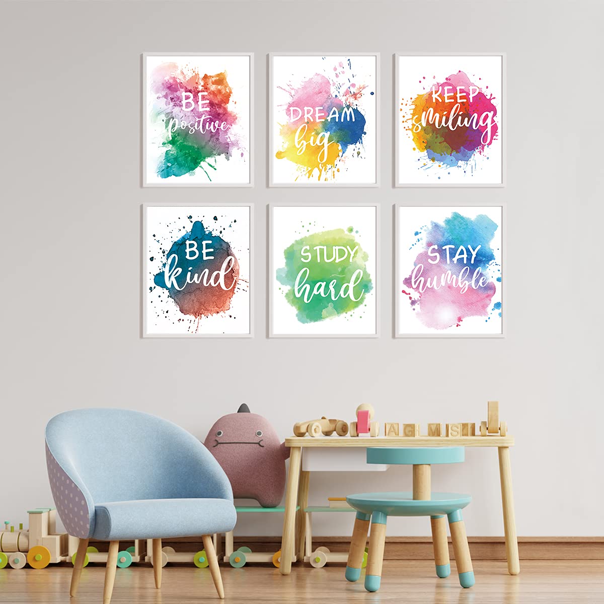 Inspirational Wall Art Motivational Art Prints And Quotes And Sayings Poster Girls Teens Bedroom Decor Sayings Positive Phrase P