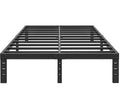 Hobinche 10 Inch Full Size Bed Frame - No Box Spring Needed Heavy Duty Metal Platform Mattress Foundation With Steel Slats, Non-Slip Noise Free Easy Assembly Black Bedframes