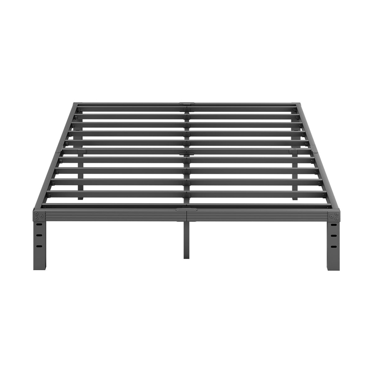 Furnitui 12 Inch High Metal Queen Bed Frame, Platform Bed Frame Queen Size No Box Spring Needed, Easy Assembly, Noise Free, Stur