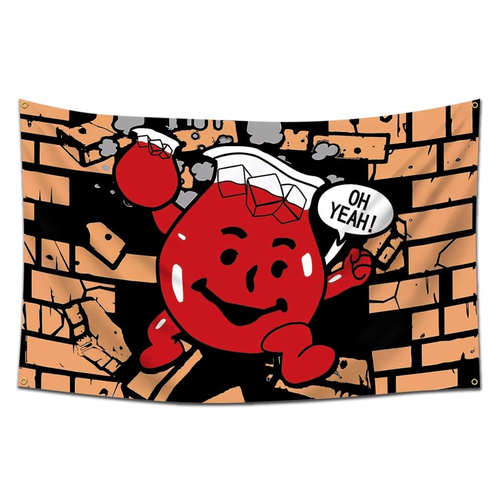 Enmoon Meme Funny Flag 3X5Ft Cool Flags Banner For Man Cave Bedroom Frat College Dorm Room Decor