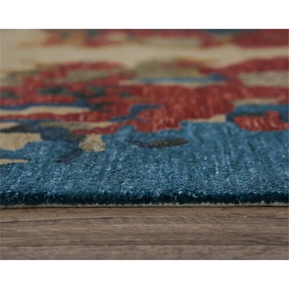Rizzy Home Alora Decor Vivid 5' X 7'6" Beige/Multi/Teal/Rust/Beige Hand-Tufted Area Rug