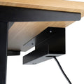 Progressive Automations Under Desk Cable Tray Organizer. Standing Desk Accessory. Desk Mounted Tray - Black