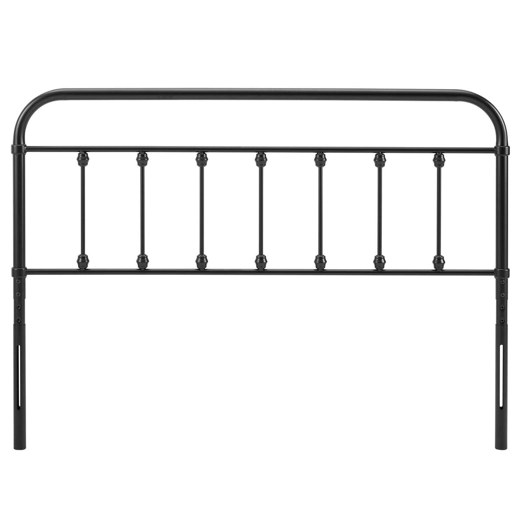 Modway MOD-6155-BLK Sage King Metal Headboard, Black