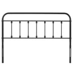 Modway MOD-6155-BLK Sage King Metal Headboard, Black