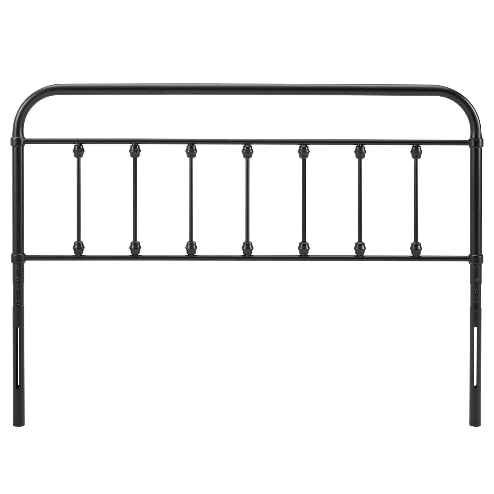 Modway MOD-6155-BLK Sage King Metal Headboard, Black