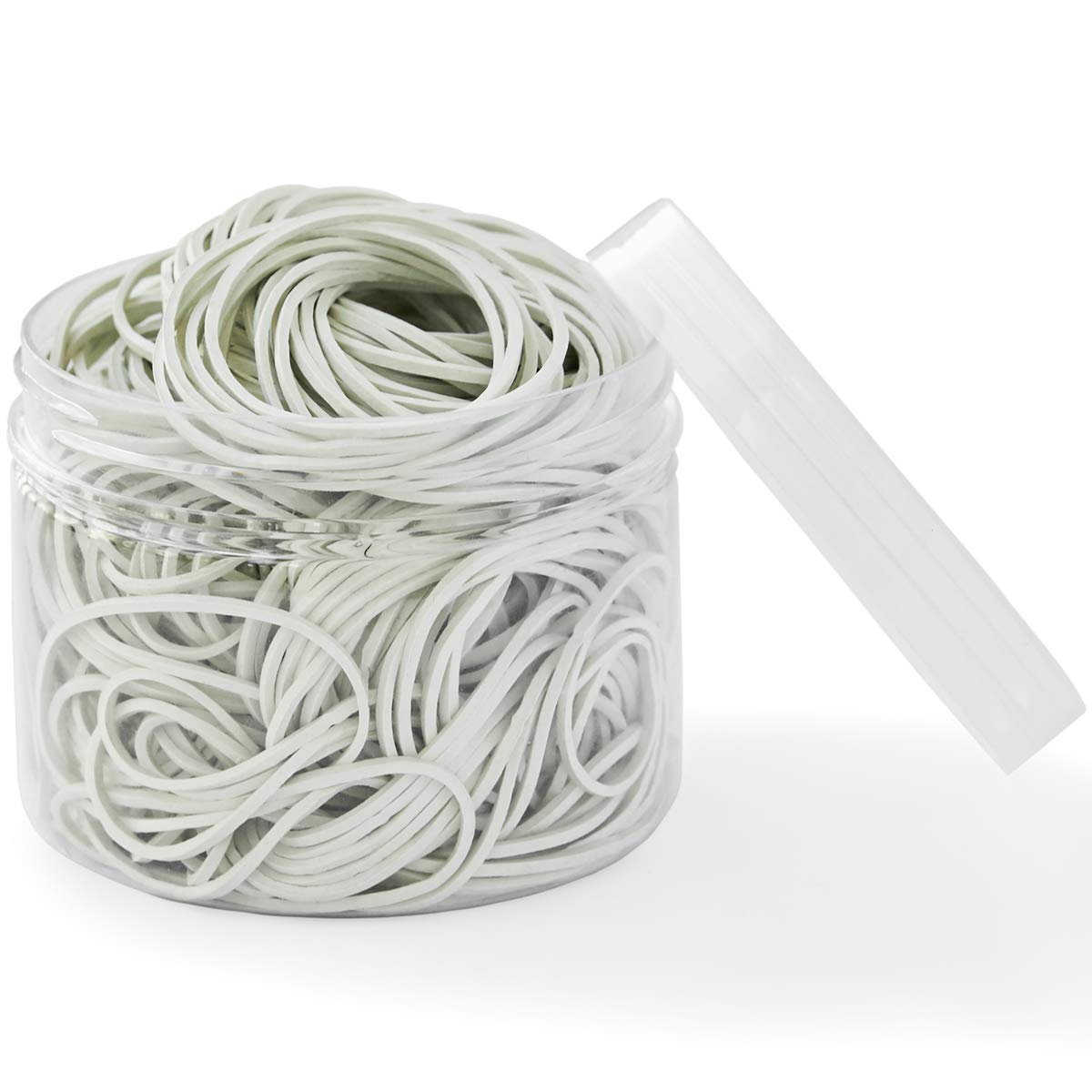 Amuu Rubber Bands Office 300Pcs White Small Rubber Bands For Office School Home Size16 Elastic Band