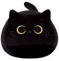 Kwqbwqf Black Cat Plush Toy 20 Inch Black Cat Pillow, Soft Stuffed Cat Plush Doll, Plushie Cat Pillow Cat Stuffed Animals For Ki