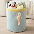 HOKIPO Kids Laundry Basket for Clothes, Toy Storage Bag, Princess Pink (AR5863)