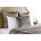 Kosas Home Dimitry 96x108 Rayon Velvet and Cotton Sateen King Quilt in Brown