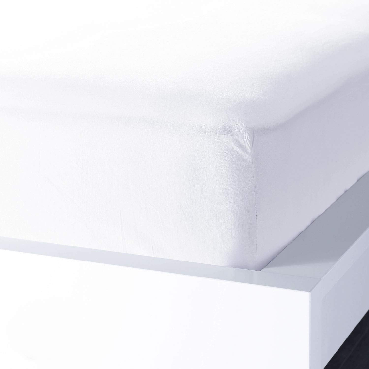 Ntbay Twin Extra-Long Fitted Sheet Only - Brushed Microfiber Deep Pocket Fitted Sheet - Soft, Wrinkle-Free, Fade-Resistant, Stai