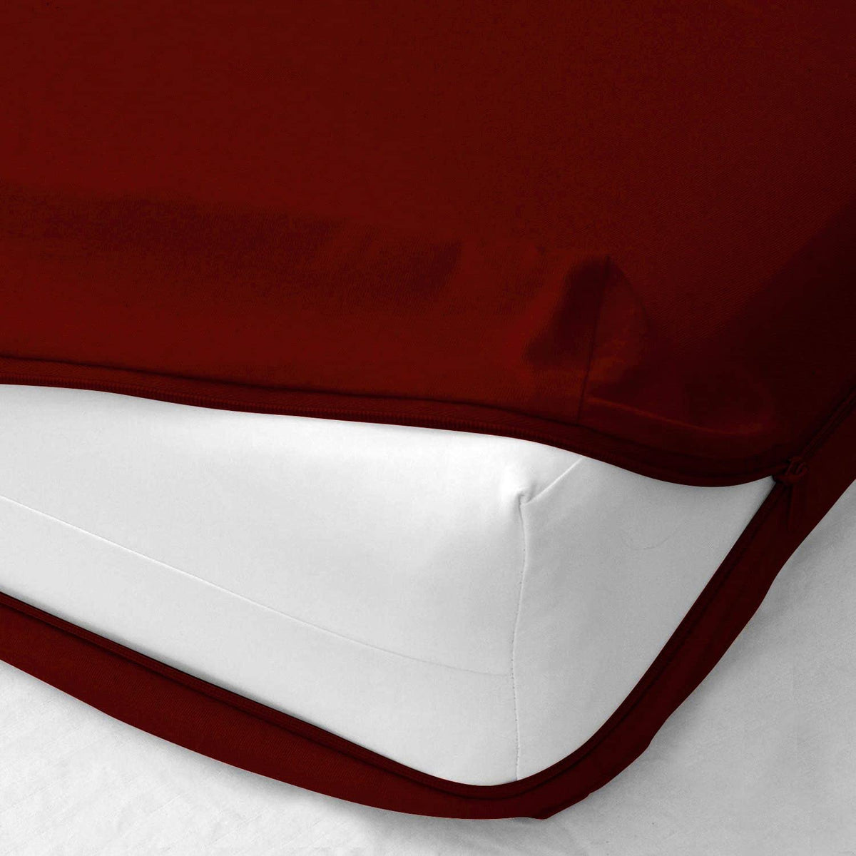 Full Size Futon Covers - Foldable Armless Sofa Cover - 100% Egyptian Cotton Futon Slipcovers - Full Size Futon Mattress Cover Fo