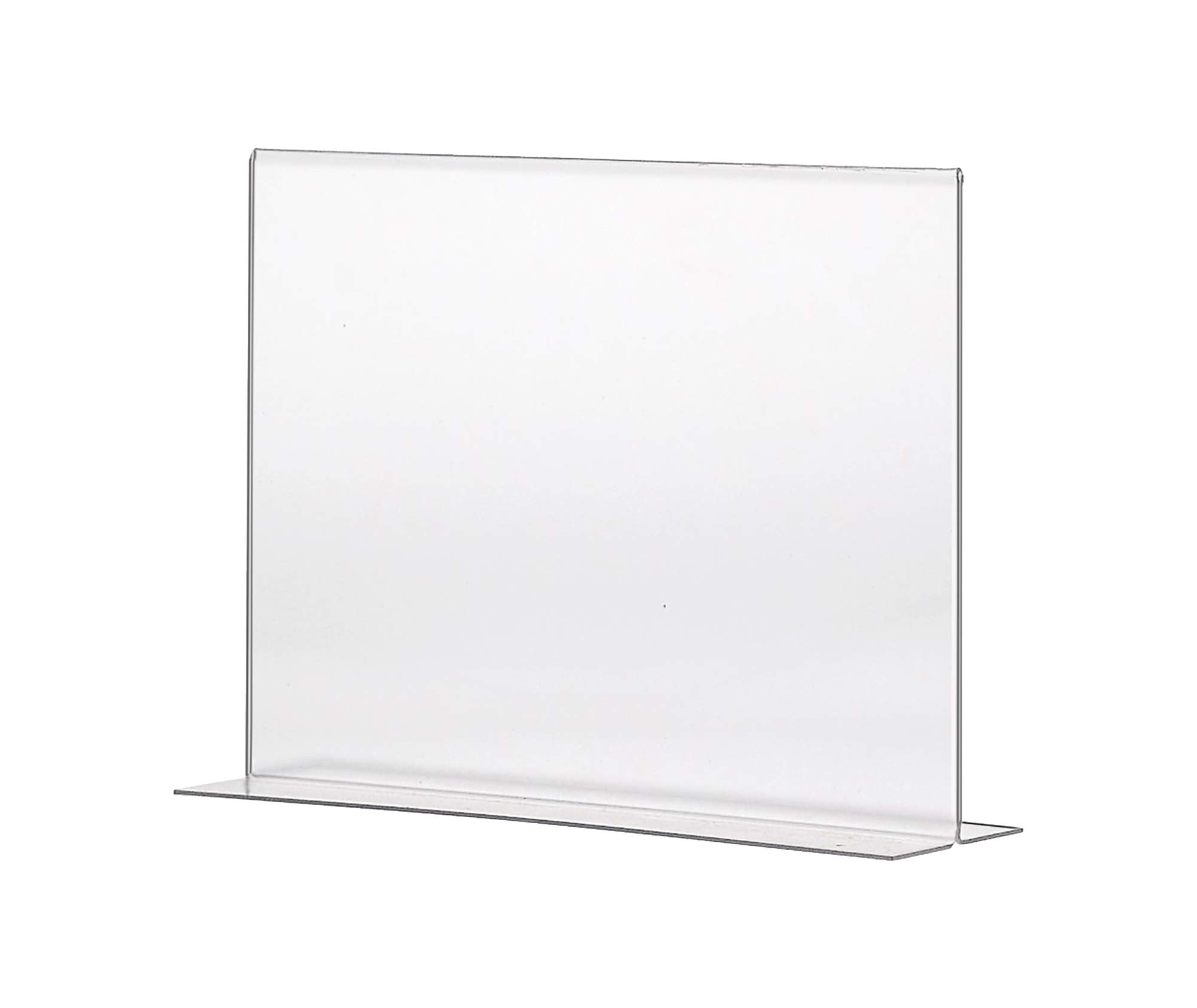 Marketing Holders 6 Pack Acrylic Sign Holder For 11 X 8.5 Inch Horizontal Countertop Display For Flyers In Offices Furniture And