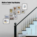Egofine Picture Frame Set 12 Pack, Picture Frames Collage Wall Decor With Two 8X10, Four 5X7, Four 4X6, Two 4X4, Photo Frames Fo