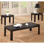 Coaster Furniture 3-Piece Occasional Table Set Black 700225