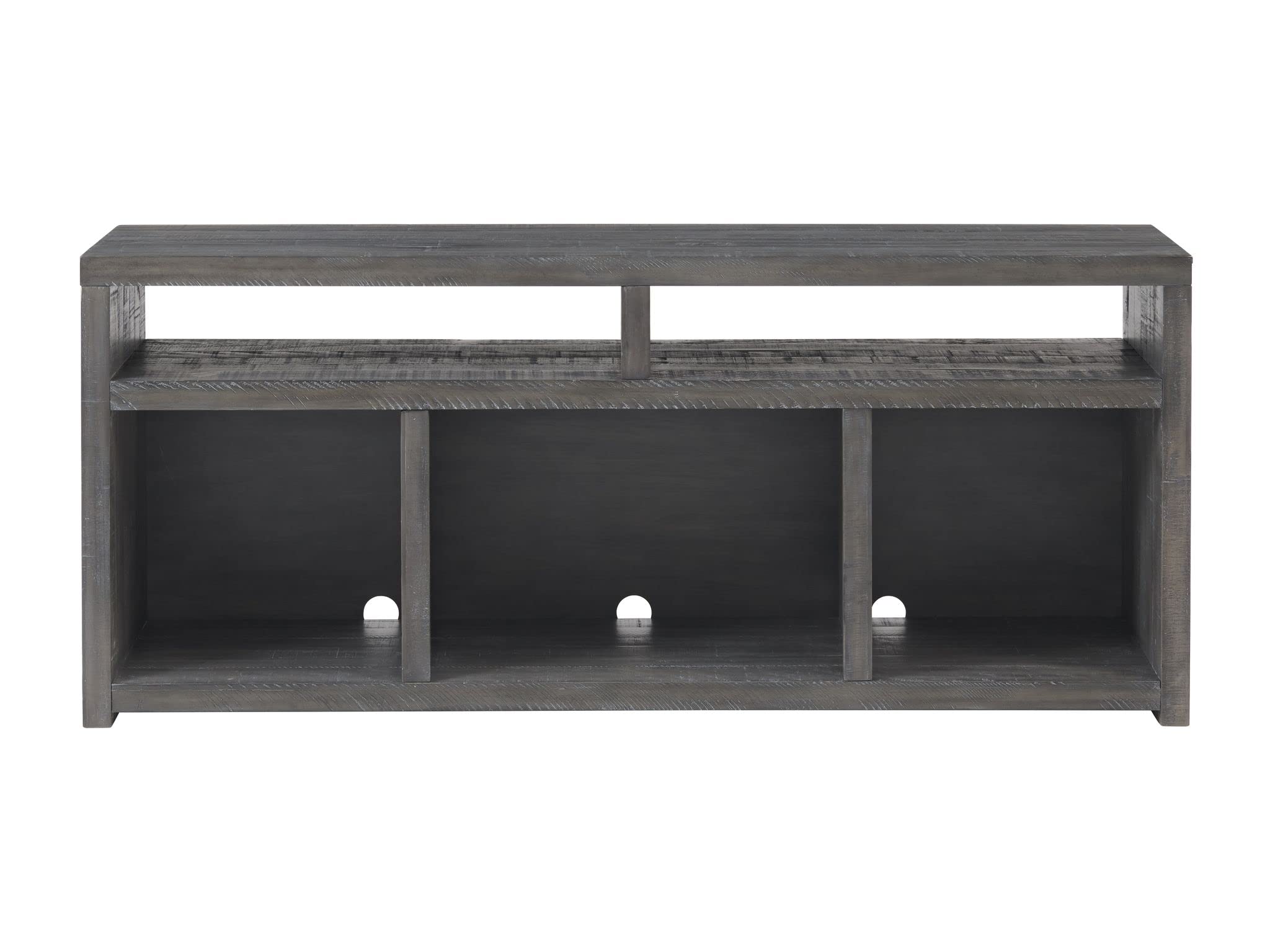 Martin Svensson Home Lexington Grey Rectangular 70&Quot; Solid Wood Tv Stand