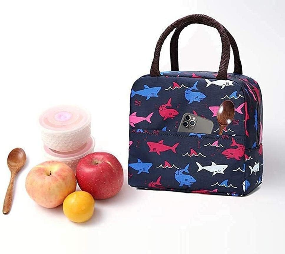 Fomquazli Insulated Lunch Bags Small For Women Work,Student Kids To School,Thermal Cooler Tote Bag Picnic Organizer Storage Lunc