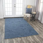 Rizzy Home Alora Decor Emerson 8' X 10' Damask Blue/Gray/Rust/Blue Hand-Tufted Area Rug