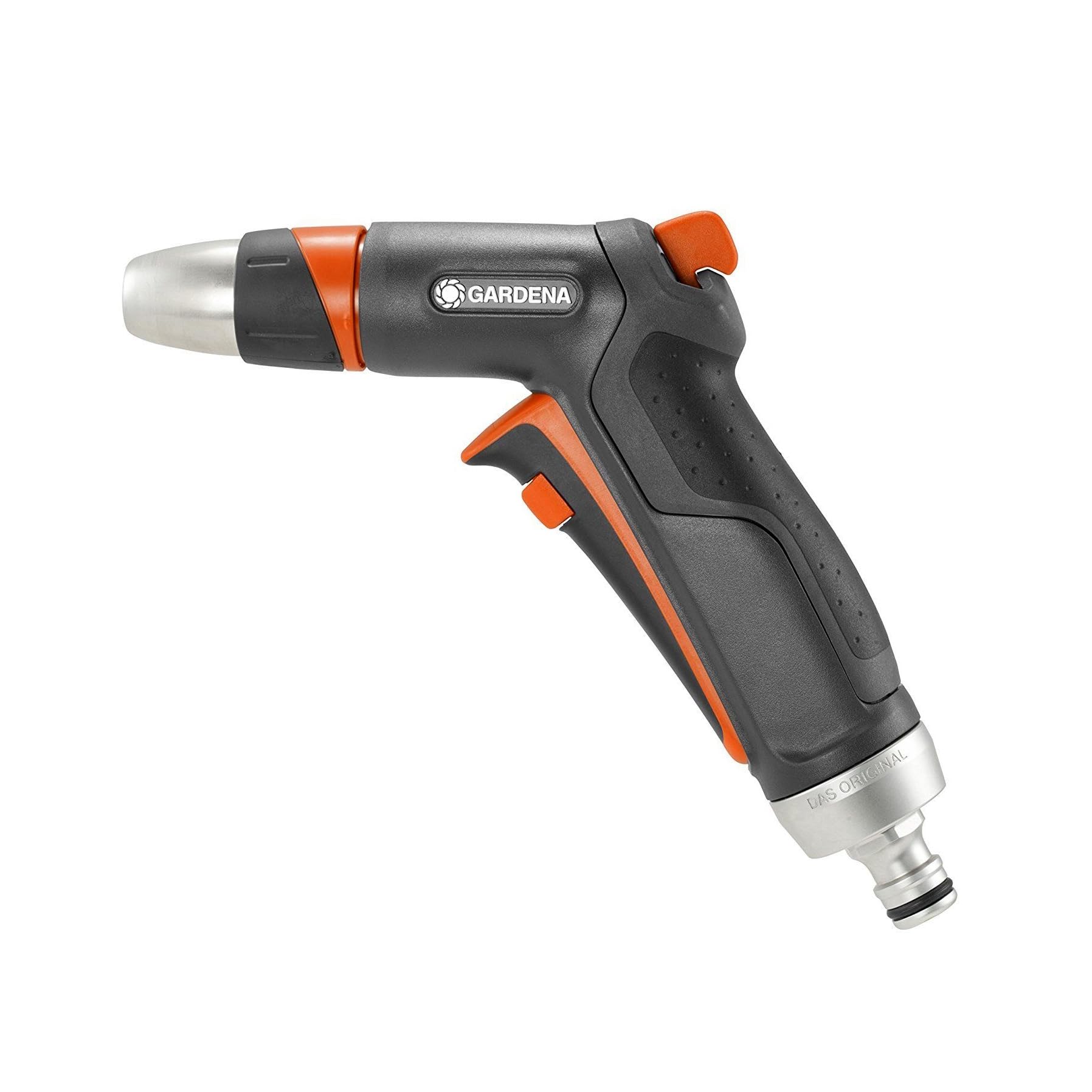 Gardena Premium Cleaning Nozzle: Robust Water Nozzle For Cleaning And Spraying, With Impulse Trigger And Lock, Frost Protection