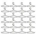 MAGICLULU Mini Clothes Hangers for Doll Clothes Metal Doll Hanger Set for Dollhouse Wardrobe Organization Tiny Wire Hangers for 