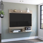 Baden Floating Entertainment Center For Tvs Up 55&Quot;, Light Pine