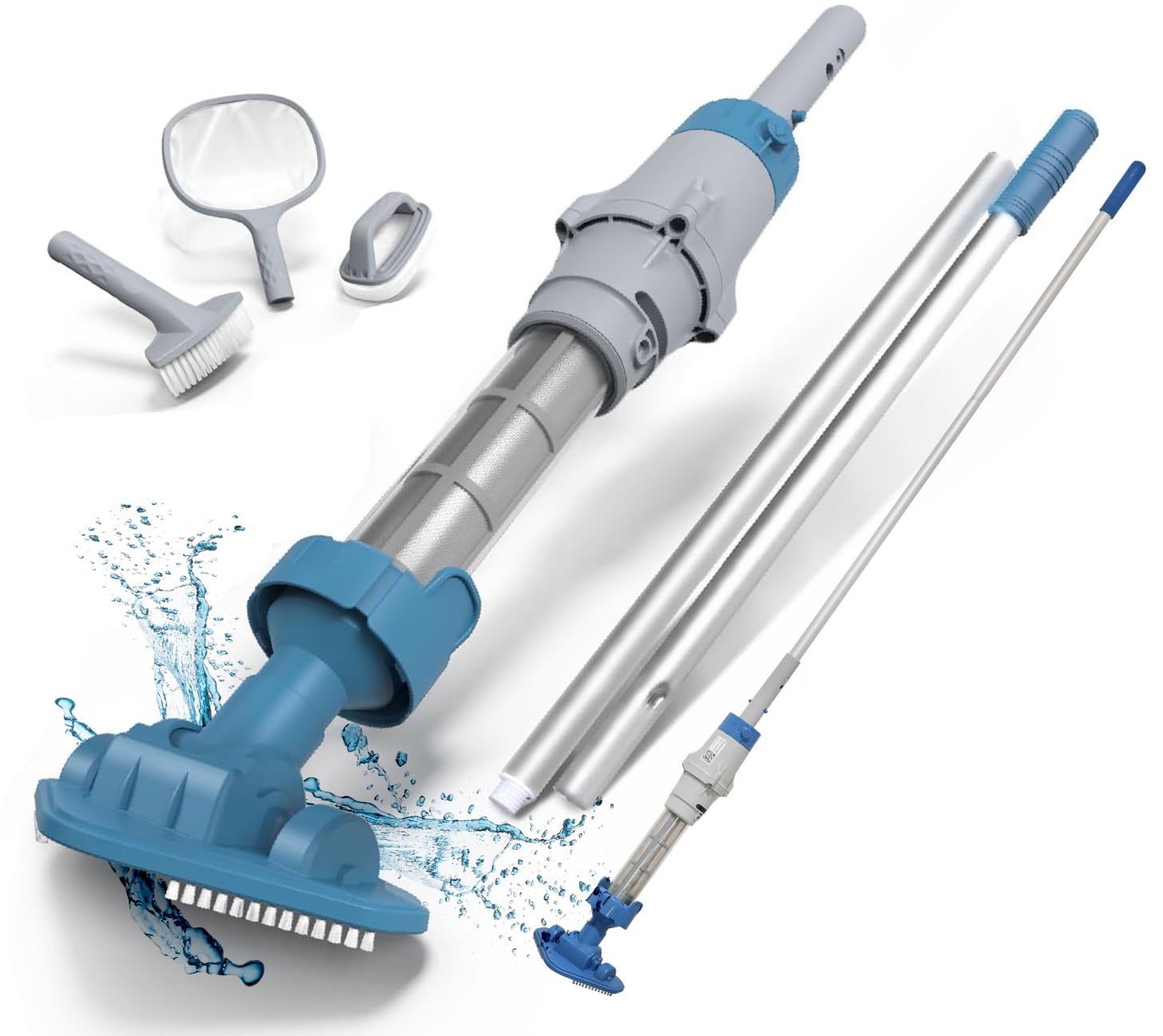 Kokido 5-In-1 Rechargeable Spa Vacuum Cleaner Set With 3 Hand Tools, Ipx8 Safe For Warm/Cold Water, Portable, Light Duty Cleanin