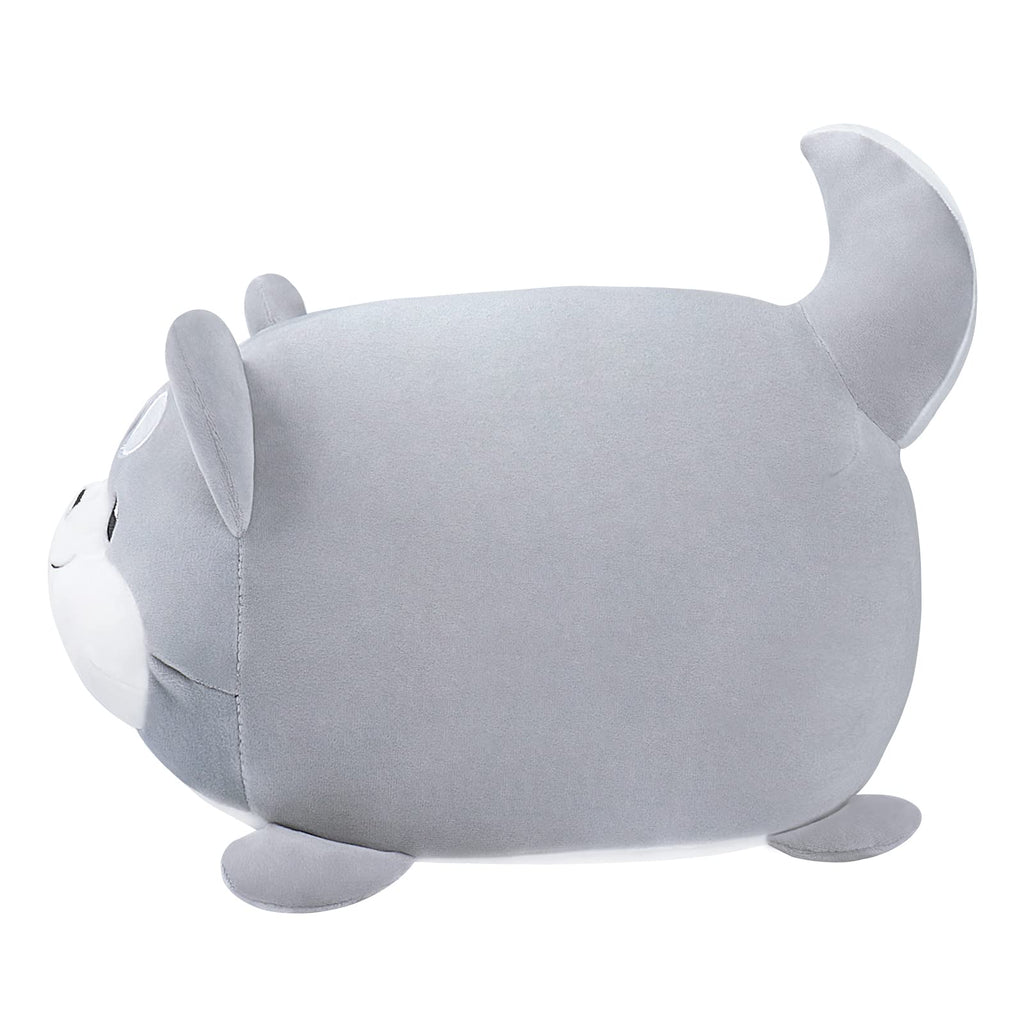 Auspicious Beginning 20' Husky Stuffed Animal Throw Pillow, Huskies Chubby Anime Pillow, Kawaii Plush Stuff Animal, Big Plushie