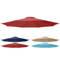 Simple Deluxe 9' Patio Umbrella Replacement Canopy Only Outdoor Table Market Yard Umbrella Replacement Top Cover With 8 Ribs, Re