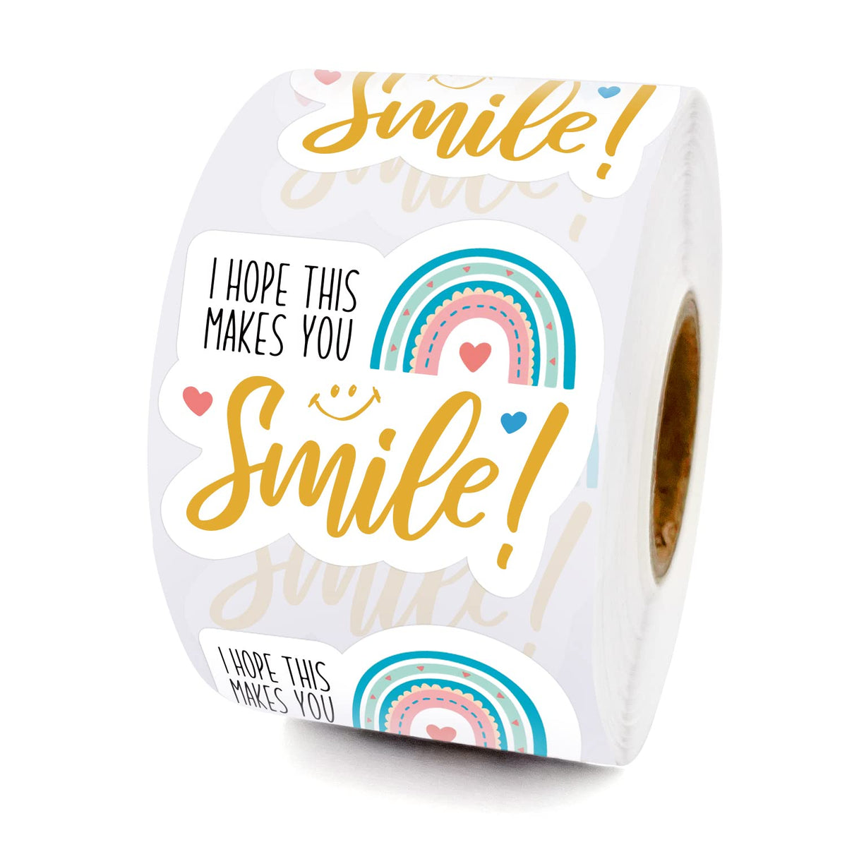 Whing I Hope This Makes You Smile Funny Small Shop Stickers, Online Retailers Shop Owners Order Packages Labels Small Business T