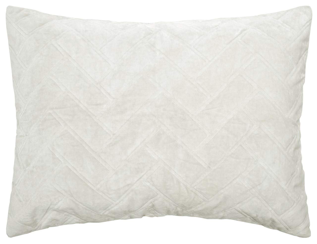 Rizzy Home Dohbq4725Wh001692 Doh Collection By Riviera White King Quilt, Indigo, 106" X 92"