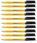 Staedtler Stick 430 Fine Ballpoint Pen 0.3Mm Black Regular Ink Flow (Pack Of 10)