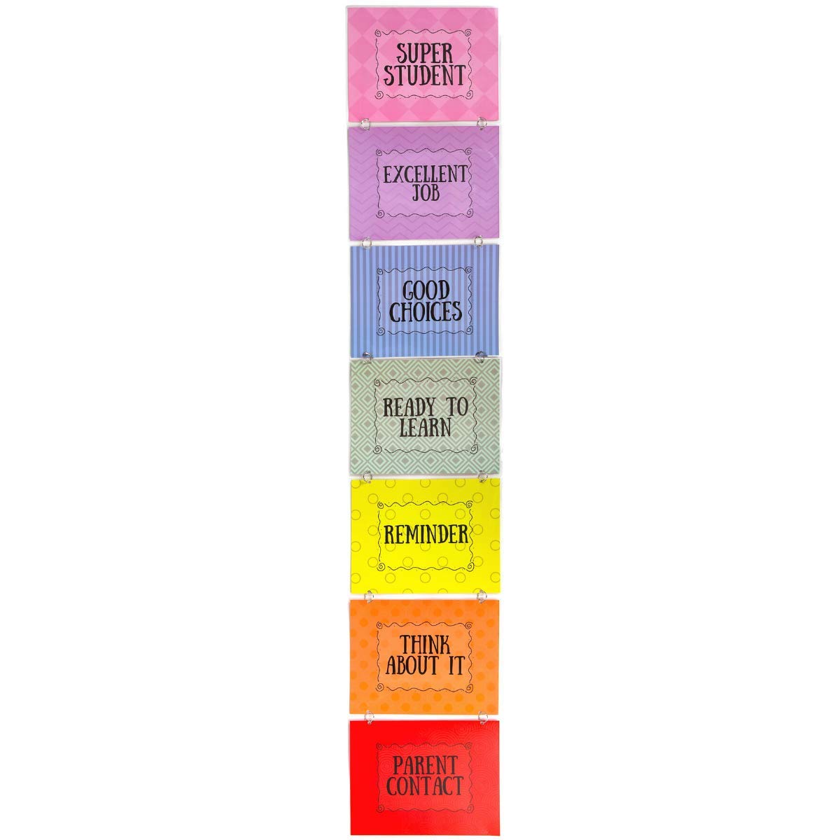 Behavior Chart For Kids, Full Sized Wall Hanging Behavior Clip Chart, Classroom And Household Behavior Management Tool, Complete