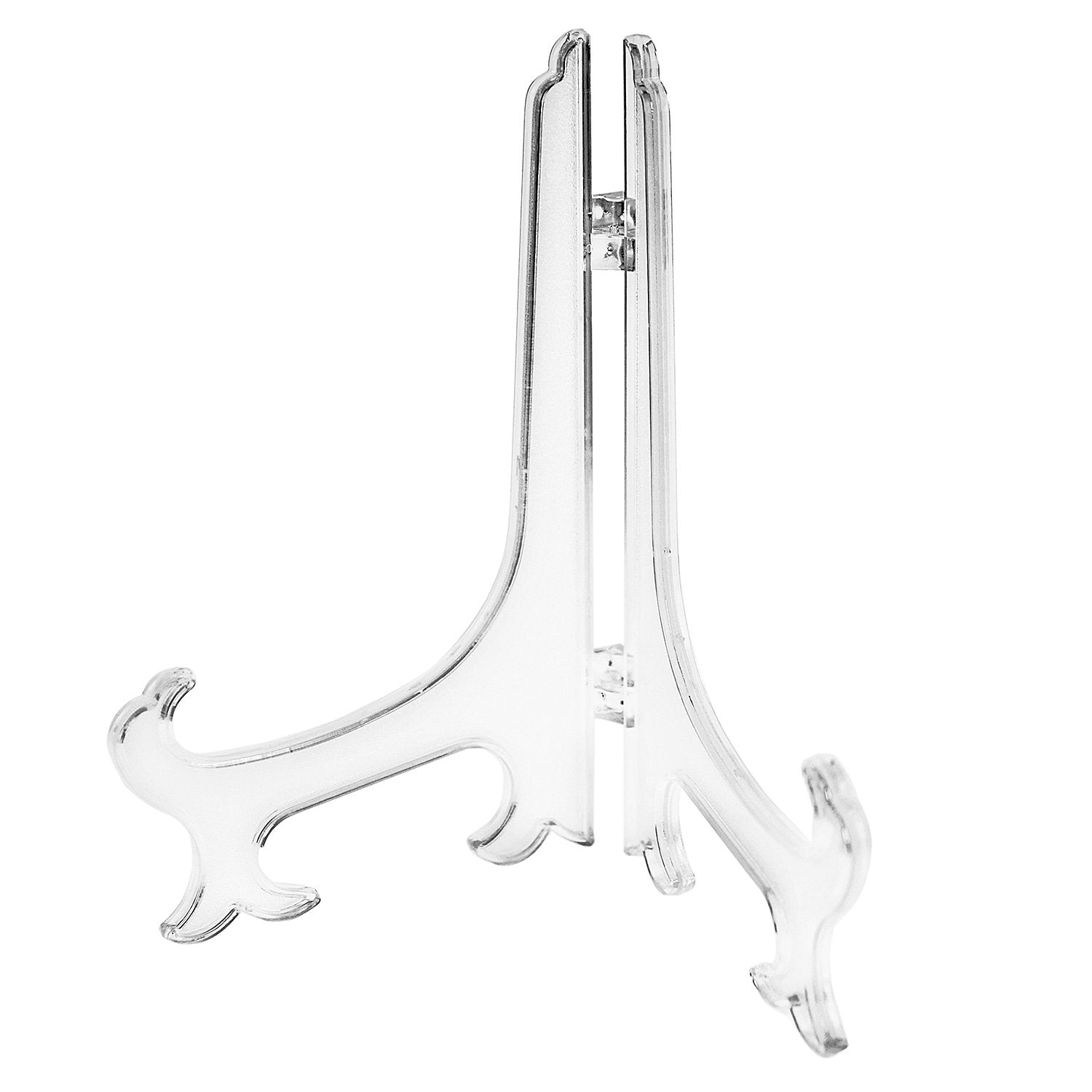 Super Z Outlet Plastic Easels 12 Pack Clear Easel Stands Easel Display Stand For Photo, Place Card, Collectibles, Light Items -