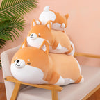 Miaohaha Plush Shiba Inu Toy Pillow Stuffed Animal Dog Akita Plush Pillow Toy Hugging Pillow For Kids And Girls(35Cm/13.7In)