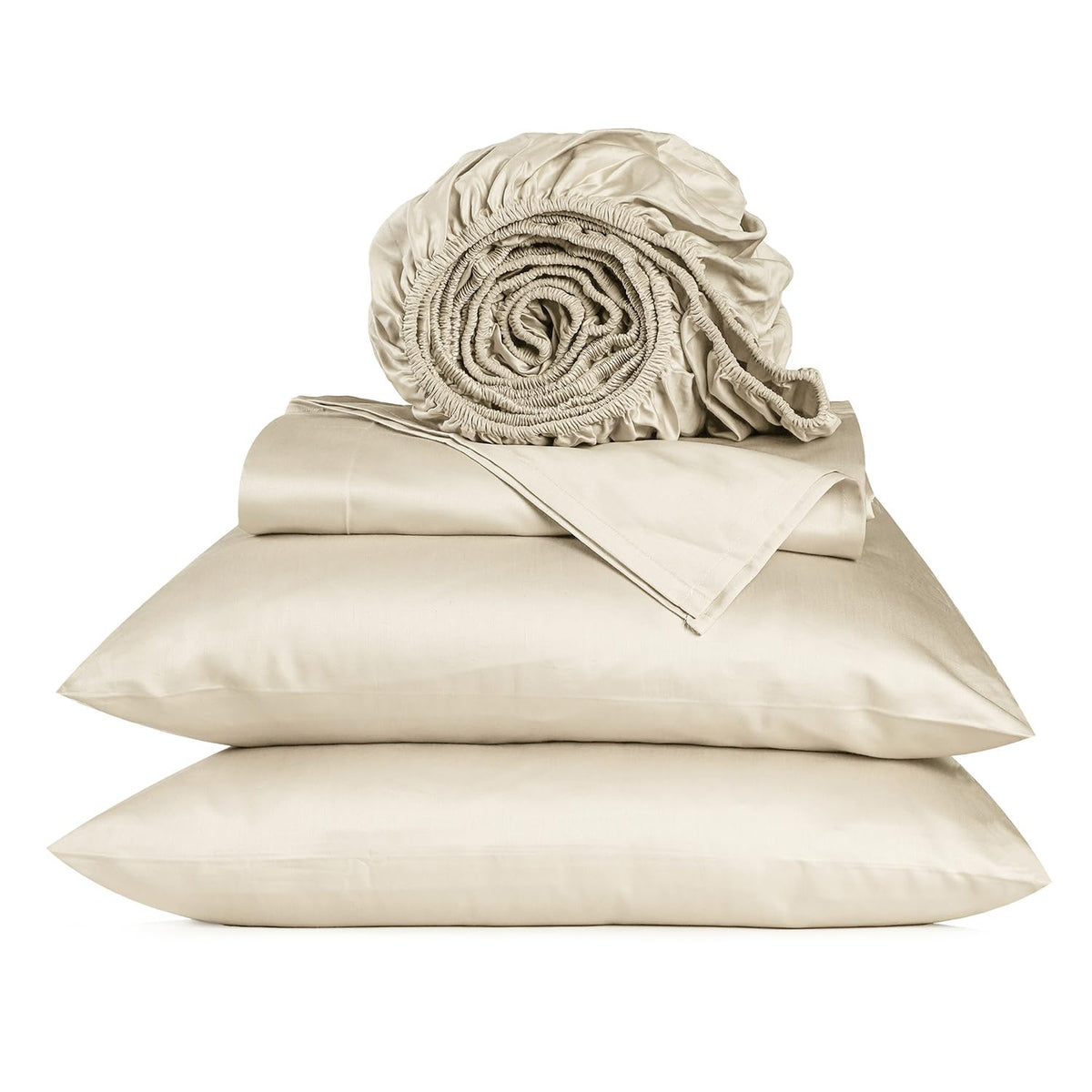 Urbanhut 800 Thread Count Egyptian Cotton Sheets Queen Size, Long Staple Bed Sheets, 4 Pc Bed Sheet Sets For Queen Size Bedding,