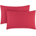 Mellanni Pillow Cases Standard Size Set Of 2 - Pillow Covers - Hotel Luxury Bedding Sheets & Pillowcases - Wrinkle, Fade, Stain Resistant (Set Of 2 Standard/Queen Size 20' X 30', Hot Pink)