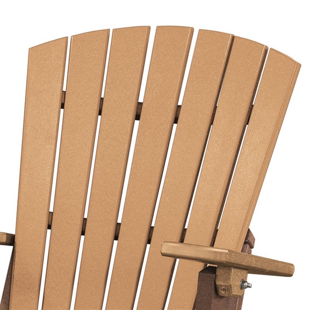 OS Home and Office 519CTB Folding Adirondack, One Size, Cedar/Tudor Brown