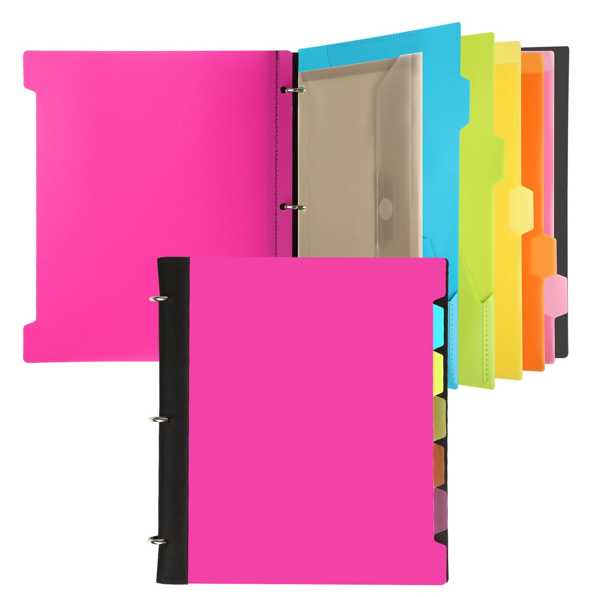 Open 3 Ringer Notebook Tashkummy Pivotable Refillable Notebook, 3 Ring Binder Notebooks 1 Inc ...