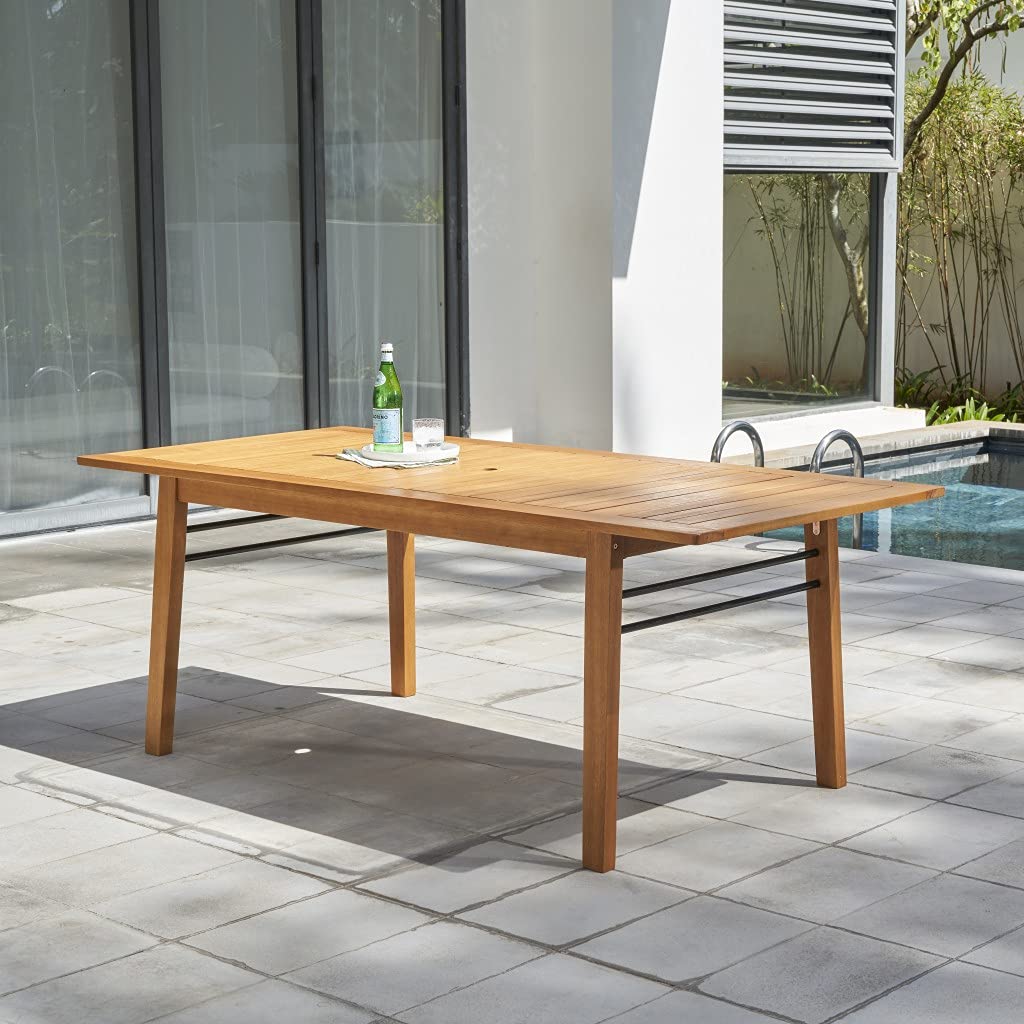 HomeRoots Brown Eucalyptus Honey Dining Table