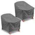 Vailge Patio Adirondack Chair Covers, Heavy Duty Patio Chair Cover, Waterproof Outdoor Lawn Patio Furniture Covers (Standard - 2