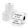 Thermal Shipping Labels, 4'X6' Thermal Shipping Labels, Funglam Mailing Postage Shipping Labels Compatible With Jadens, Munbyn