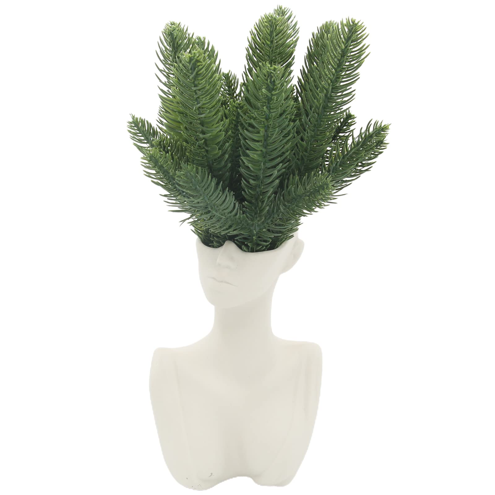 Hananona 100 Pcs Artificial Pine Branches Green Plants Pine Needles Diy Accessories For Garland Wreath Christmas And Home Garden