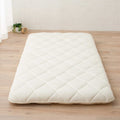 Emoor Japanese Futon Mattress Classe Twin Made In Japan White, Foldable Floor Sleeping Bed Tatami Mat
