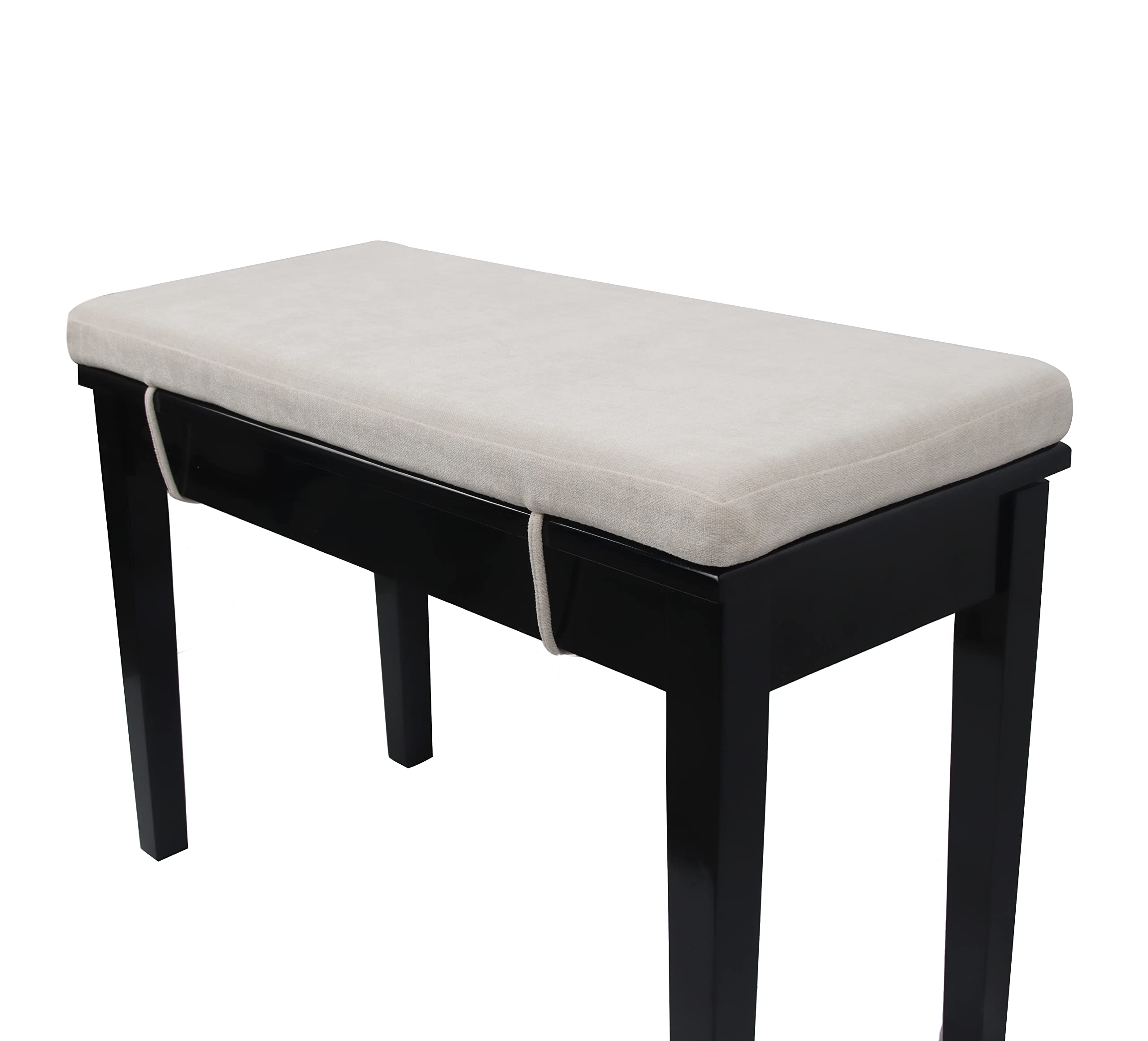 Loveboat Washable Bench Cushion, Non-Slip Bench Pad For Shoe Storage, Window, Piano, Dining 48'X12'X2' Milky White