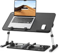 Laptop Desk For Bed, Saiji Height & Angle Adjustable Laptop Stand For Bed, Lap Desk Bed Tray Table, Light Weight Foldable Portab
